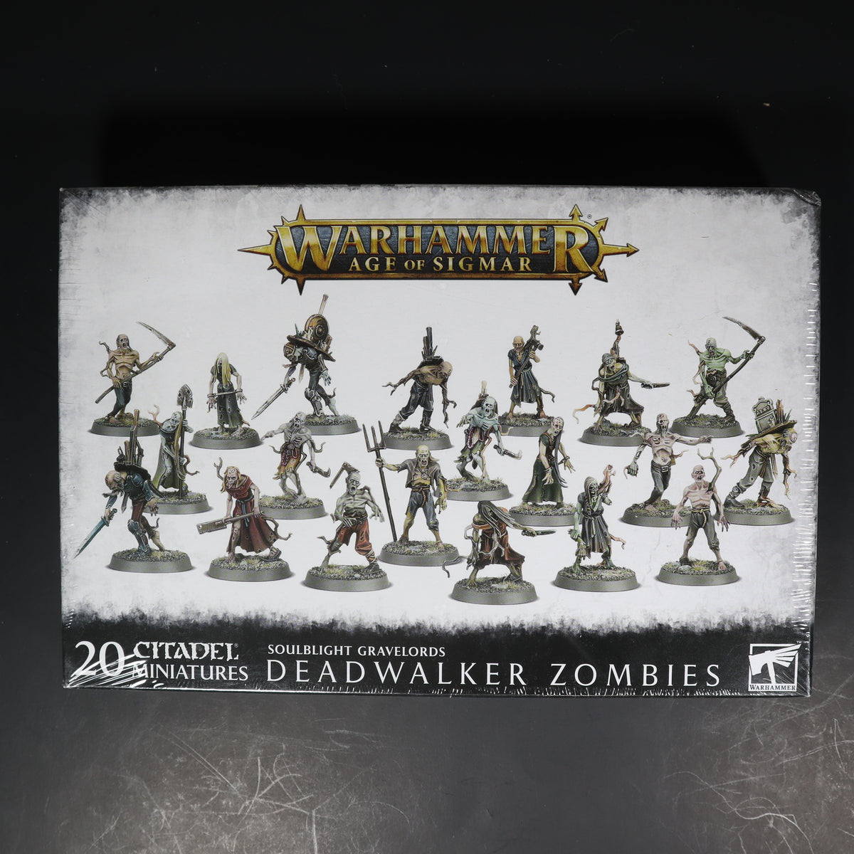 Warhammer AoS – Soulblight Gravelords DeadWalker Zombies – Kit De 20 Figurines En Plastique Avec Bases 25 Mm – Jeu De Figurines à Peindre
