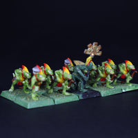 Lizardmen, Painted Skink Archers w/ Standard, Warhammer Fantasy