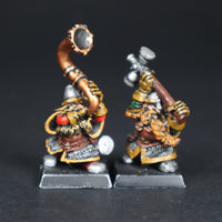 Dwarfs, Painted Hammerers, Command, Warhammer