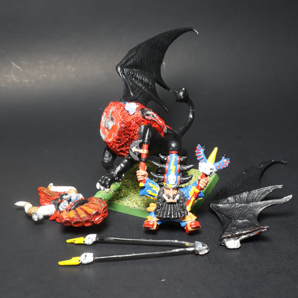 Chaos Dwarfs, Sorcerer on Lammasu, Metal