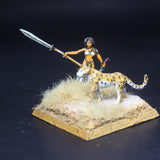 Female Barbarian w/ Big Cat, Amazon, Warrior, Fighter, Unknown Manufacturer