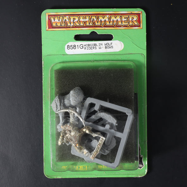 Chaos Dwarfs, Hobgoblin Wolf Rider w/Bow Blister