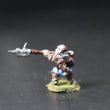 Dwarf with Pole-Weapon, C1008E, Metal Magic