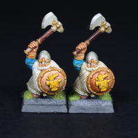 Dwarfs, Painted Dwarf Clan Warriors, Warhammer Fantasy