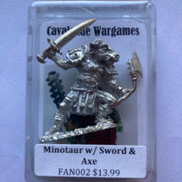 Minotaur w/ Sword & Axe