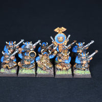 Dwarfs, Painted Dwarf Thunderer x10 Unit, Warhammer Fantasy