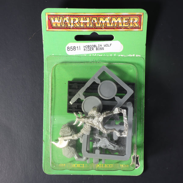 Chaos Dwarfs, Hobgoblin Wolf Rider Boss Blister