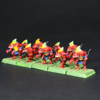 Lizardmen, Painted Skink Archers, Warhammer Fantasy