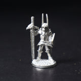 Paladin, Sword Lowered, Plate Armor, Winged Helm, 52-0915, Ral Partha