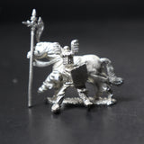 Mounted Paladin w. Lance & Shield, C1050h, Metal Magic