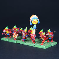 Lizardmen, Painted Skink Archers w/ Command, Warhammer Fantasy