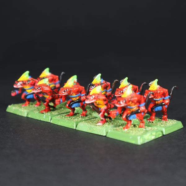 Lizardmen, Painted Skink Archers, Warhammer Fantasy