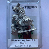 Minotaur w/ Sword & Mace