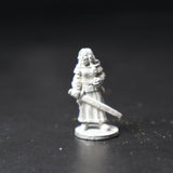 Female Fighter with Sword and Dagger, C1006A, Metal Magic
