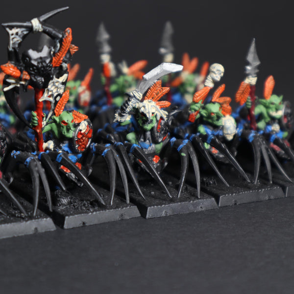 Warhammer Forest Goblin Spider Riders Unit x10