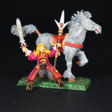 High Elves, Painted Mage on Horse, Warhammer