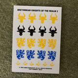 Bretonnian Knights of the Realm 2 Transfers / Decals