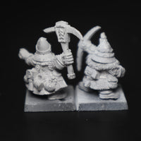 Dwarfs, Miner w/ Champion, Maruader Miniatures