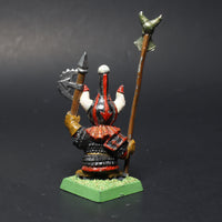 Chaos Dwarfs, Warrior Standard Bearer, Metal