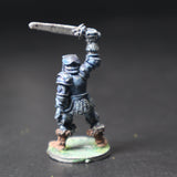 Knight of Chaos with Morning Star & Sword, C1007g, Metal Magic
