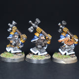 Dwarfs, Painted Dwarf Hammerers x18 Unit, Warhammer Fantasy