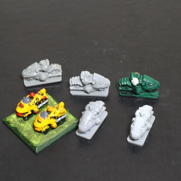 Epic, Space Marines, Bikes, Plastic