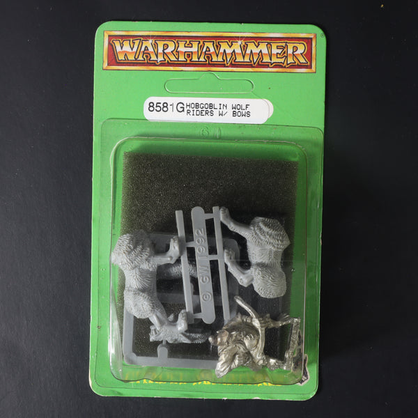 Chaos Dwarfs, Hobgoblin Wolf Rider w/Bow Blister