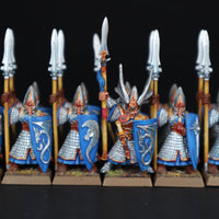 High Elves, Painted Spearman Unit x12, Warhammer