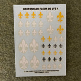 Bretonnian Fleur De Lys 1 Transfer / Decal