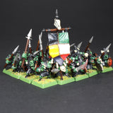 x20 Painted Night Goblin Spearman Unit, Orc and Goblin