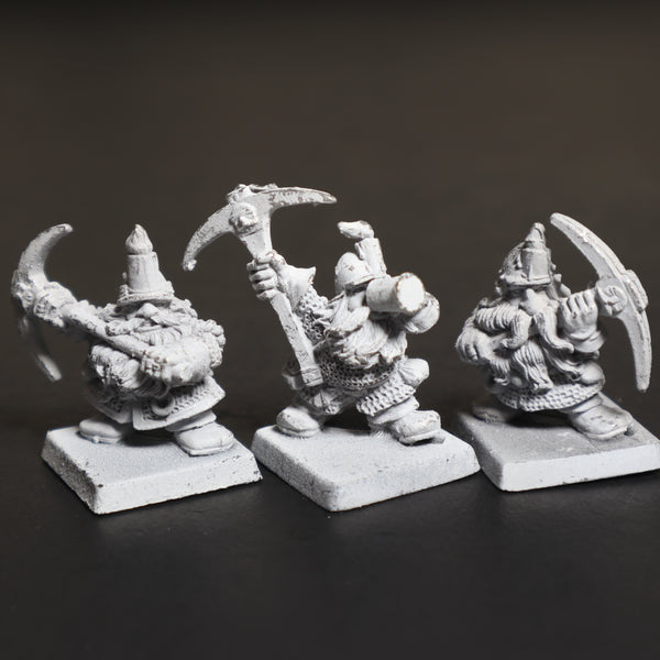 Dwarfs, Marauder Miniatures, Miners