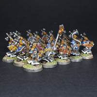 Dwarfs, Painted Dwarf Hammerers x18 Unit, Warhammer Fantasy