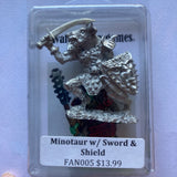 Minotaur w/ Sword & Shield