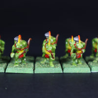 Lizardmen, Painted Skink Archers x10, Warhammer Fantasy