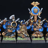 Dwarfs, Painted Dwarf Thunderer x10 Unit, Warhammer Fantasy