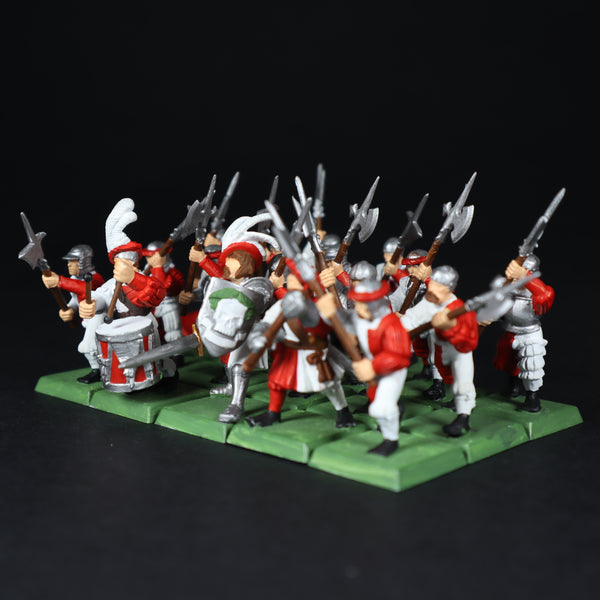 Empire, Painted Halberd Regiment x17, Warhammer Fantasy