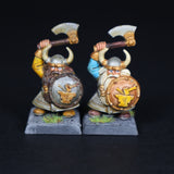 Dwarfs, Painted Dwarf Clan Warriors, Warhammer Fantasy