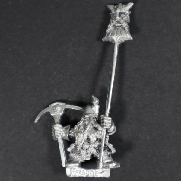 Dwarfs, Marauder Miniatures, Miner Standard Bearer