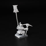 Dwarfs, Miner Standard Bearer, Marauder Miniatures, Games Workshop