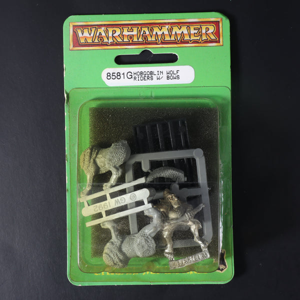 Chaos Dwarfs, Hobgoblin Wolf Rider w/Bow Blister