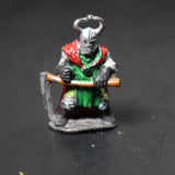 Horned Helm w. Scythe, Knight of Chaos C35, Citadel Miniatures