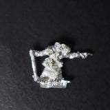 Skaven, Commander w. Halberd, Metal, Broken