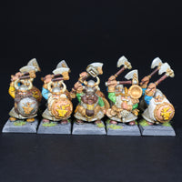 Dwarfs, Painted Dwarf Clan Warriors, Warhammer Fantasy