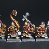 Dwarfs, Painted Hammerers, Command, Warhammer