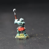 Dwarf with Plate Armour and Hammer, Metal Magic
