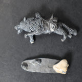 Wolf, Rearing, CM22 (2b), Nick Lund's Chronicle Minatures, Citadel