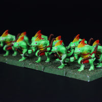 Lizardmen, Painted Skink Archers, Warhammer Fantasy