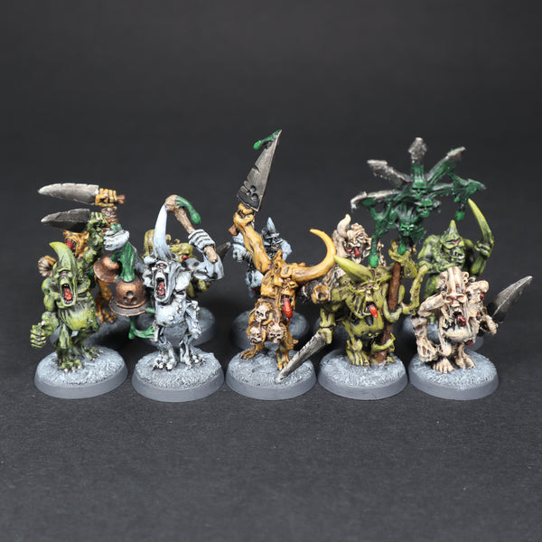 x10 Painted Chaos Nurgle Plaguebearers, Unit