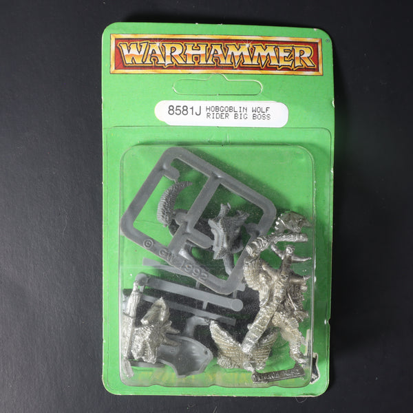 Chaos Dwarfs, Hobgoblin Wolf Rider Big Boss Blister