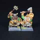 Dwarfs, Painted Dwarf Clan Warriors, Warhammer Fantasy